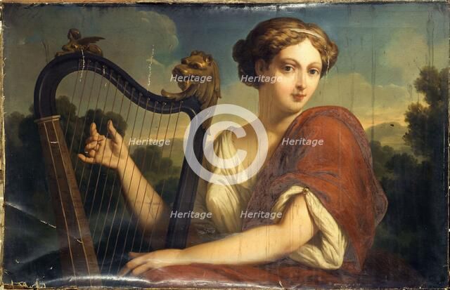 Allegory of music, 1856. Creator: Edmond Collignon.