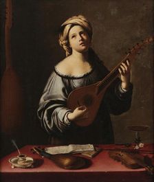 Allegory of Music, Early 17th century. Creator: Gramatica (Grammatica), Antiveduto (1571-1626)
