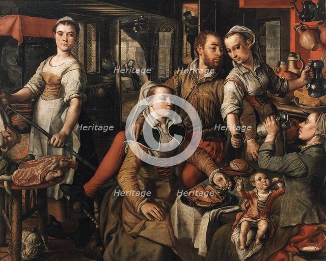 Allegory of Negligence (Allegory of Imprudence), 1563. Creator: Beuckelaer, Joachim (ca. 1533-1574).