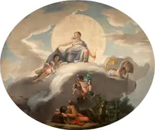 Allegory of Night, 1818. Creator: Zacarias Gonzalez Velazquez