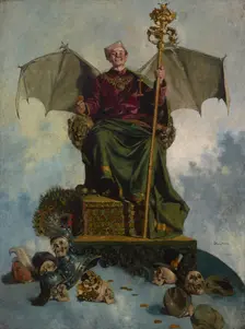 Allegory of Satan (Lord of the World), c1900. Creator: Ludwik Stasiak