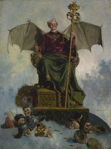 Allegory of Satan (Lord of the World), c1900. Creator: Ludwik Stasiak