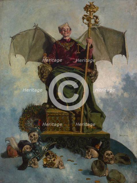 Allegory of Satan (Lord of the World), c1900. Creator: Ludwik Stasiak.