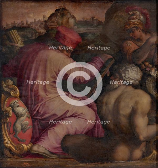 Allegory of San Miniato in lower Valdarno, 1563-1565. Artist: Vasari, Giorgio (1511-1574)