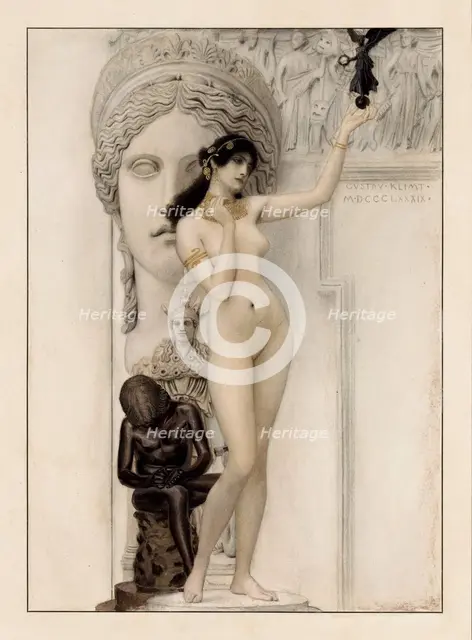 Allegory of Sculpture, 1889. Creator: Klimt; Gustav (1862-1918).