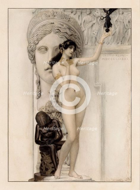 Allegory of Sculpture, 1889. Creator: Klimt; Gustav (1862-1918).