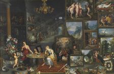 Allegory of Sight and Smell, 2nd half of 16th century. Creators: Jan Brueghel the Elder, Jan Brueghel the Younger