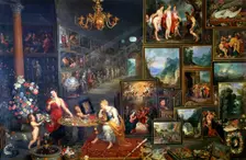 Allegory of Sight and Smell c1590-1625. Artist: Jan Brueghel the Elder