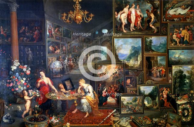 'Allegory of Sight and Smell', c1590-1625. Artist: Jan Brueghel the Elder