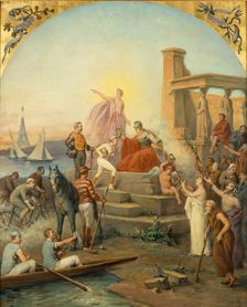 Allegory of Sports, 1896. Artist: Frédy, Baron de Coubertin, Charles Louis de (1822-1908)