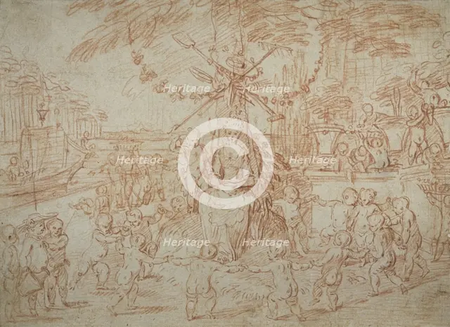 Allegory of Spring, or the Young Gardeners, n.d. Creator: Jean-Antoine Watteau.