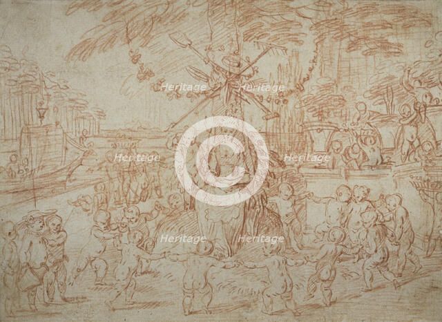 Allegory of Spring, or the Young Gardeners, n.d. Creator: Jean-Antoine Watteau.