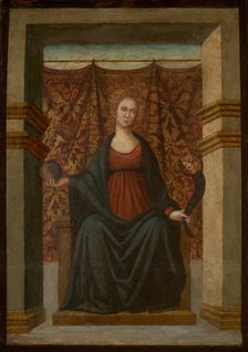 Allegory of Power-Side Panel of Cassone, 3rd quarter of 15th century. Creator: Unknown