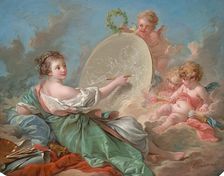 Allegory of Painting, 1765. Creator: Francois Boucher