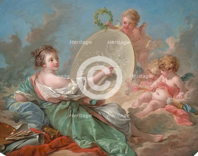 Allegory of Painting, 1765. Creator: Francois Boucher.