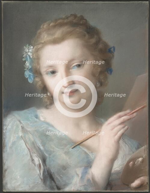 Allegory of Painting, 1730s. Creator: Rosalba Giovanna Carriera.