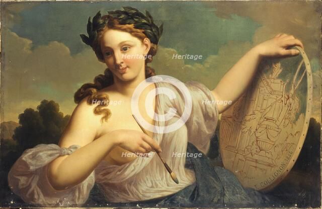 Allegory of painting, 1856. Creator: Edmond Collignon.