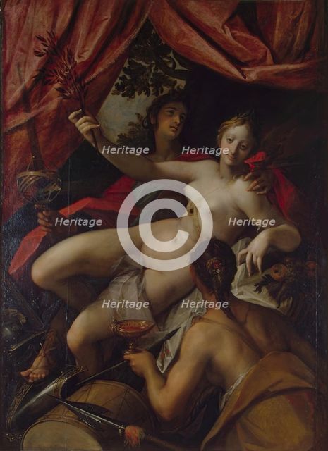 Allegory of Peace and Abundance, 1602. Creator: Hans von Aachen.