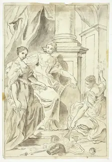 Allegory of Peace, n.d. Creator: School of Francesco Solimena Italian, 1657-1747