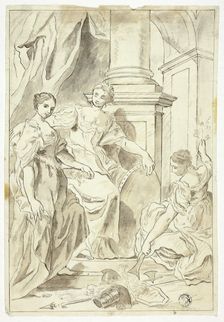 Allegory of Peace, n.d. Creator: School of Francesco Solimena Italian, 1657-1747