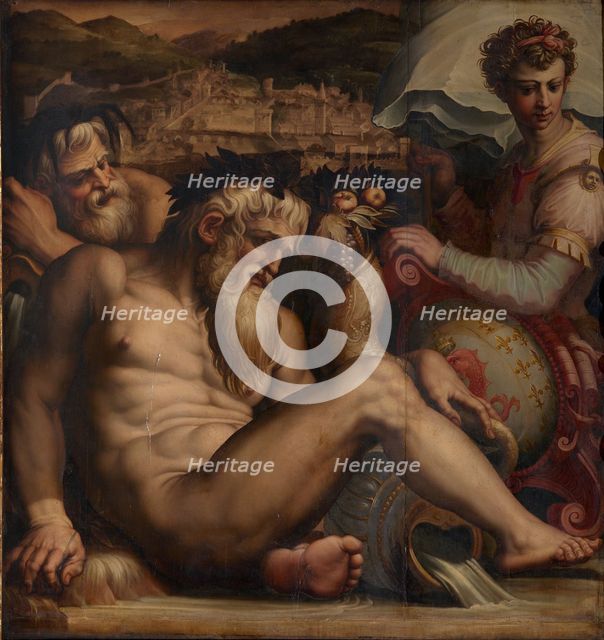 Allegory of Pescia, 1563-1565. Artist: Vasari, Giorgio (1511-1574)