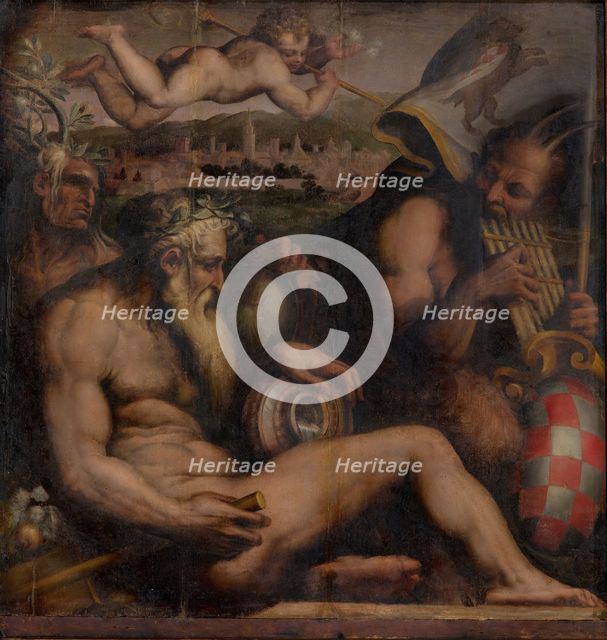 Allegory of Pistoia, 1563-1565. Artist: Vasari, Giorgio (1511-1574)