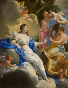 Allegory of Prudence, 1645. Creator: Vouet, Simon (1590-1649)