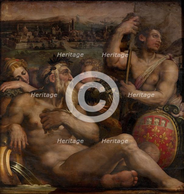 Allegory of Prato, 1563-1565. Artist: Vasari, Giorgio (1511-1574)