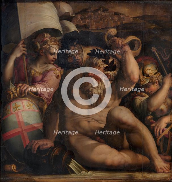 Allegory of Romagna, 1563-1565. Artist: Vasari, Giorgio (1511-1574)