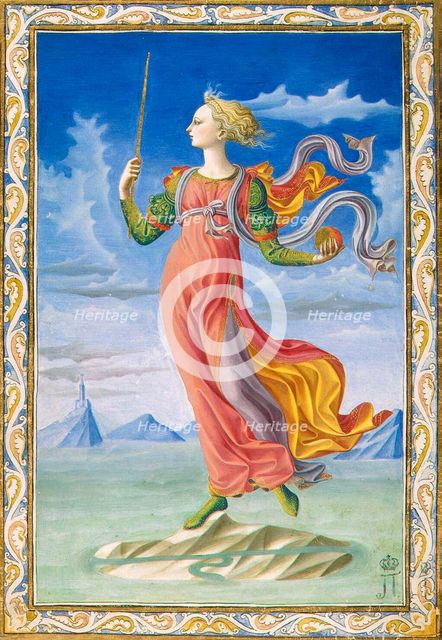 Allegory of Rome, c1448.  Creator: Pesellino, Francesco di Stefano (1422-1457).