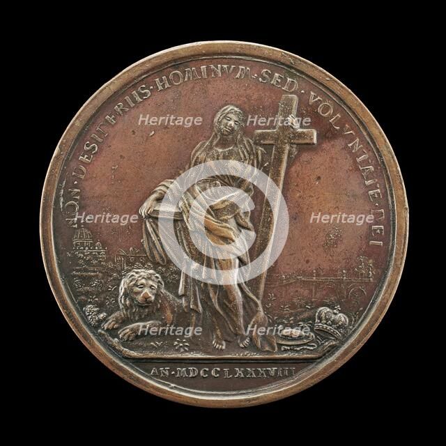 Allegory of Religion [reverse], 1788. Creator: Filippo Cropanese.