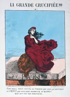 Allegory of Republican France, 1871. Artist: E Courtaux
