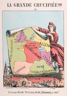 Allegory of Republican France, 1871. Artist: E Courtaux