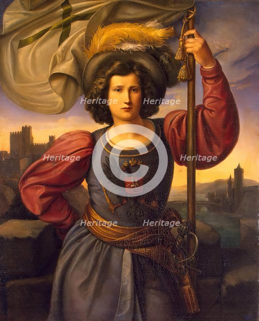 Allegory of Russia, 1840. Creator: Philipp Veit.