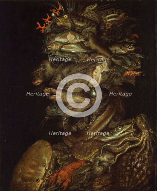 Allegory of water, ca 1566. Creator: Arcimboldo, Giuseppe, Circle of  .