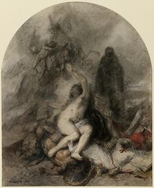 Allegory of War, 1860. Creator: Clement-Auguste Andrieux