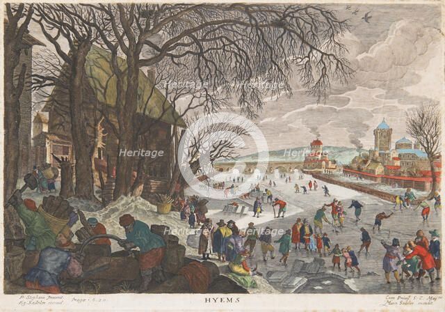Allegory of Winter, 1620. Creator: Sadeler, Aegidius (1575-1629).