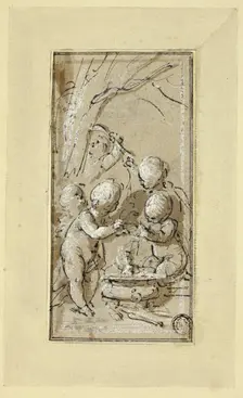 Allegory of Winter, n.d. Creator: Jacob de Wit