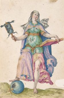 Allegory of Wisdom, late 16th-early 17th century. Creator: Anon