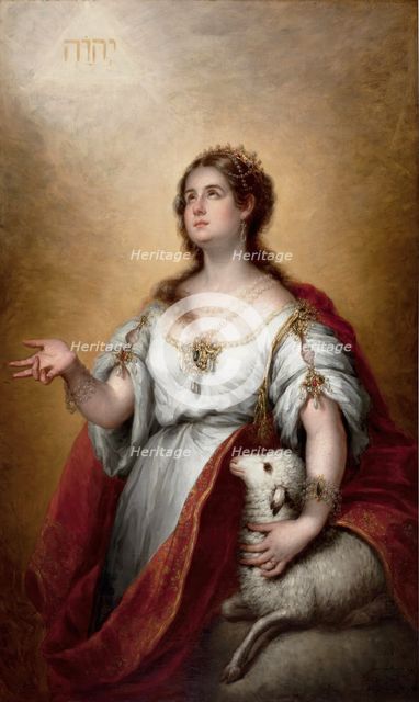 Allegory of the New Testament, 1844. Creator: Jose Gutierrez de la Vega.