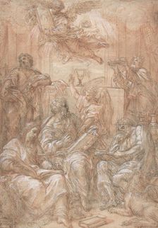 Allegory of the Old and New Dispensations, 1700-1708. Creator: Carlo Maratti