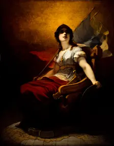 Allegory of the annexation of Savoy by France (1860), c1860. Creator: Emile-Charles Wattier
