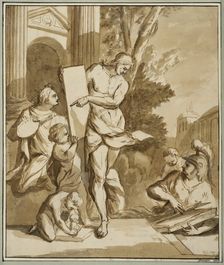 Allegory of the art of painting. Creator: Gerard de Lairesse