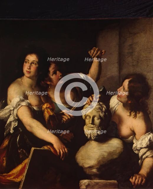 Allegory of the Arts, 1640. Creator: Bernardo Strozzi.