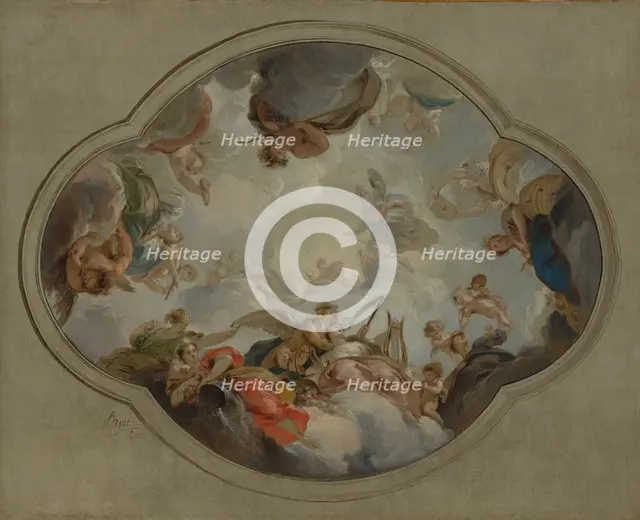 Allegory of the Arts, 1742. Creator: Jacob de Wit.
