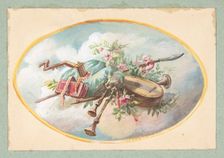 Allegory of the Arts (Music?), second half 19th century. Creators: Jules-Edmond-Charles Lachaise, Eugène-Pierre Gourdet