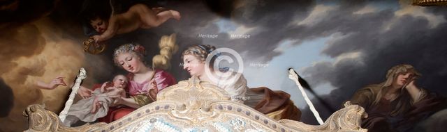 Allegory of the birth of King Charles XI, 1668. Creator: David Klocker Ehrenstrahl.