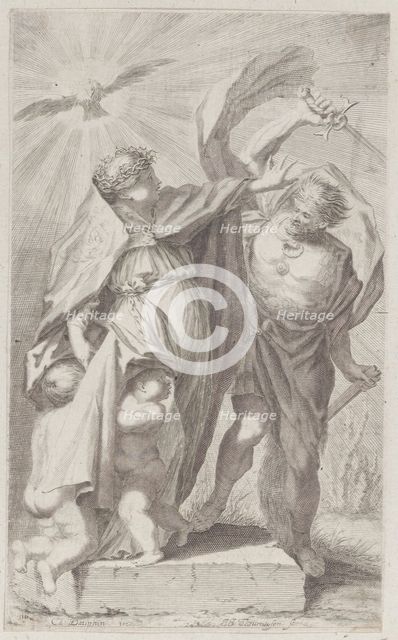 Allegory of the church, 1652-1711. Creator: Johann Jakob Thurneysen the Elder.