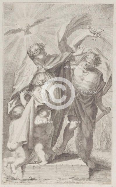 Allegory of the church, 1652-1711. Creator: Johann Jakob Thurneysen the Elder.