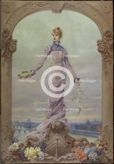 Allegory of the city of Paris, 1901. Creator: Louise Abbema.